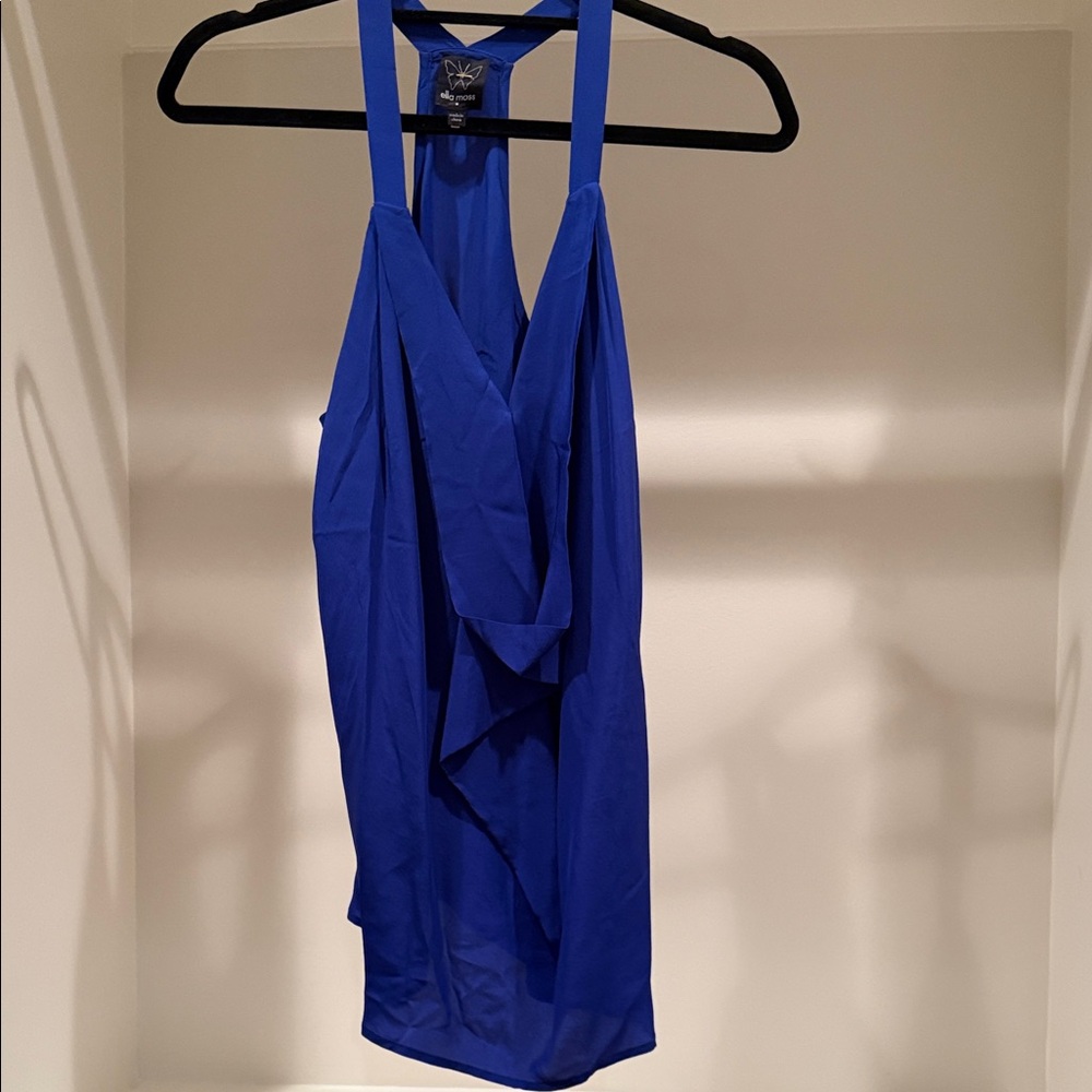 Ella Moss Royal Blue Halter Top
